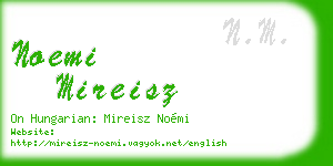 noemi mireisz business card